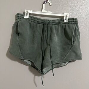 PINK Victoria's Secret Dark Green Athletic Shorts